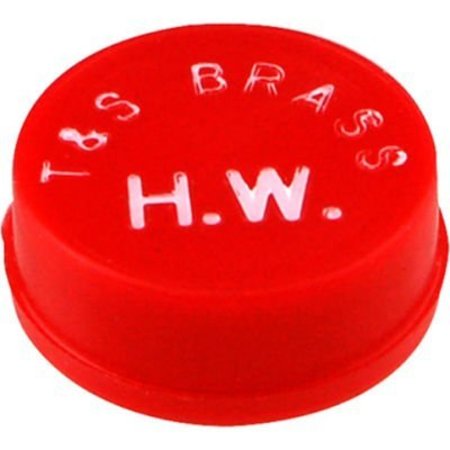 ALLPOINTS Allpoints 1111174 Button, Index, Red, Wristblade For T&S Brass & Bronze Works 1111174